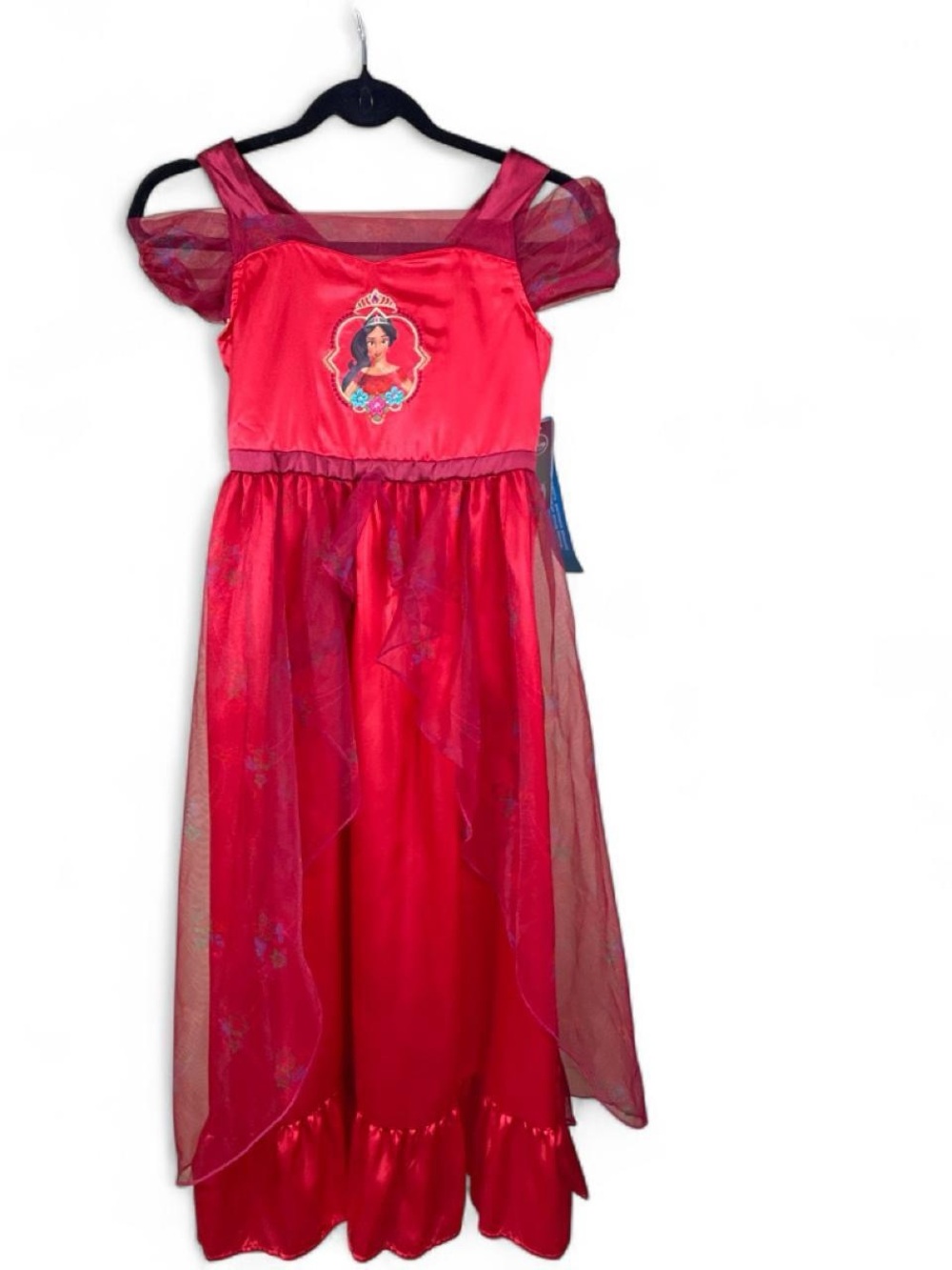 Disney Girls’ Red Princess Dress – Sleepwear / Halloween Costume – Size 9/10